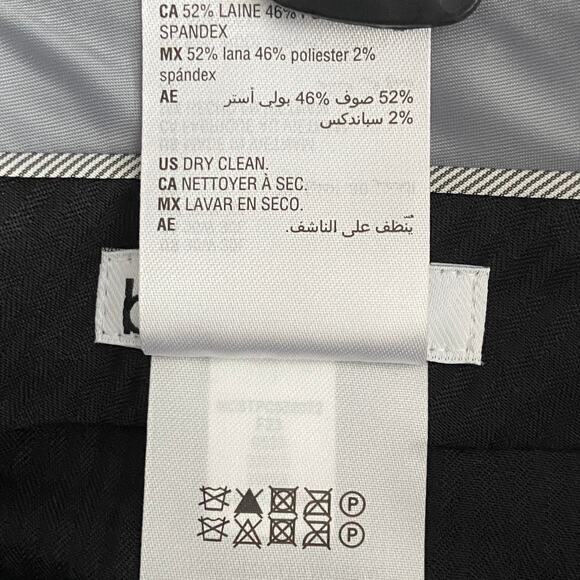 Bar III Suit Separates Men's 30x30 Dress Pants Slim Fit Black/White Plaid NEW - Picture 11 of 11